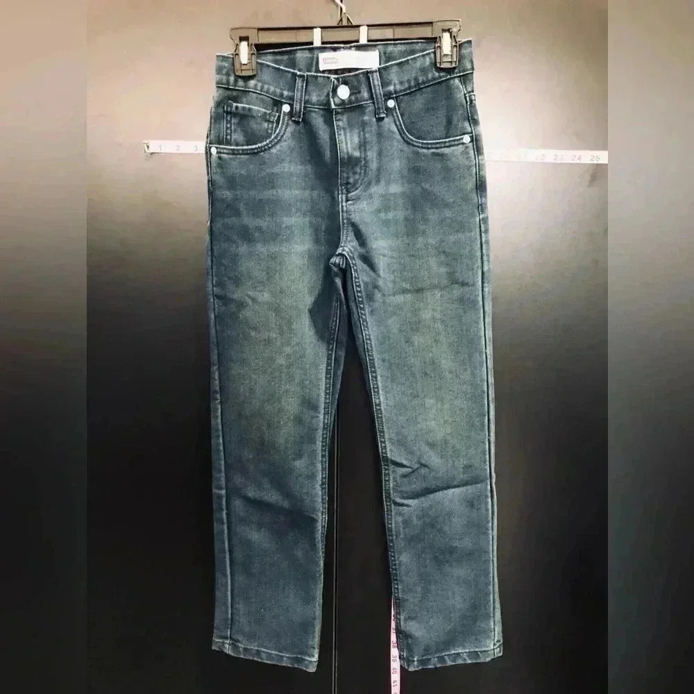 Levi’s 514 Straight Fit, adjustable waistband,5 pocket, belt loop, 27” inseam